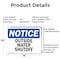 Signmission Outside Water Shutoff, 14 in W x Rectangle, Aluminum OS-2PACK-NS-A-1014-L-17080 - alternate 8